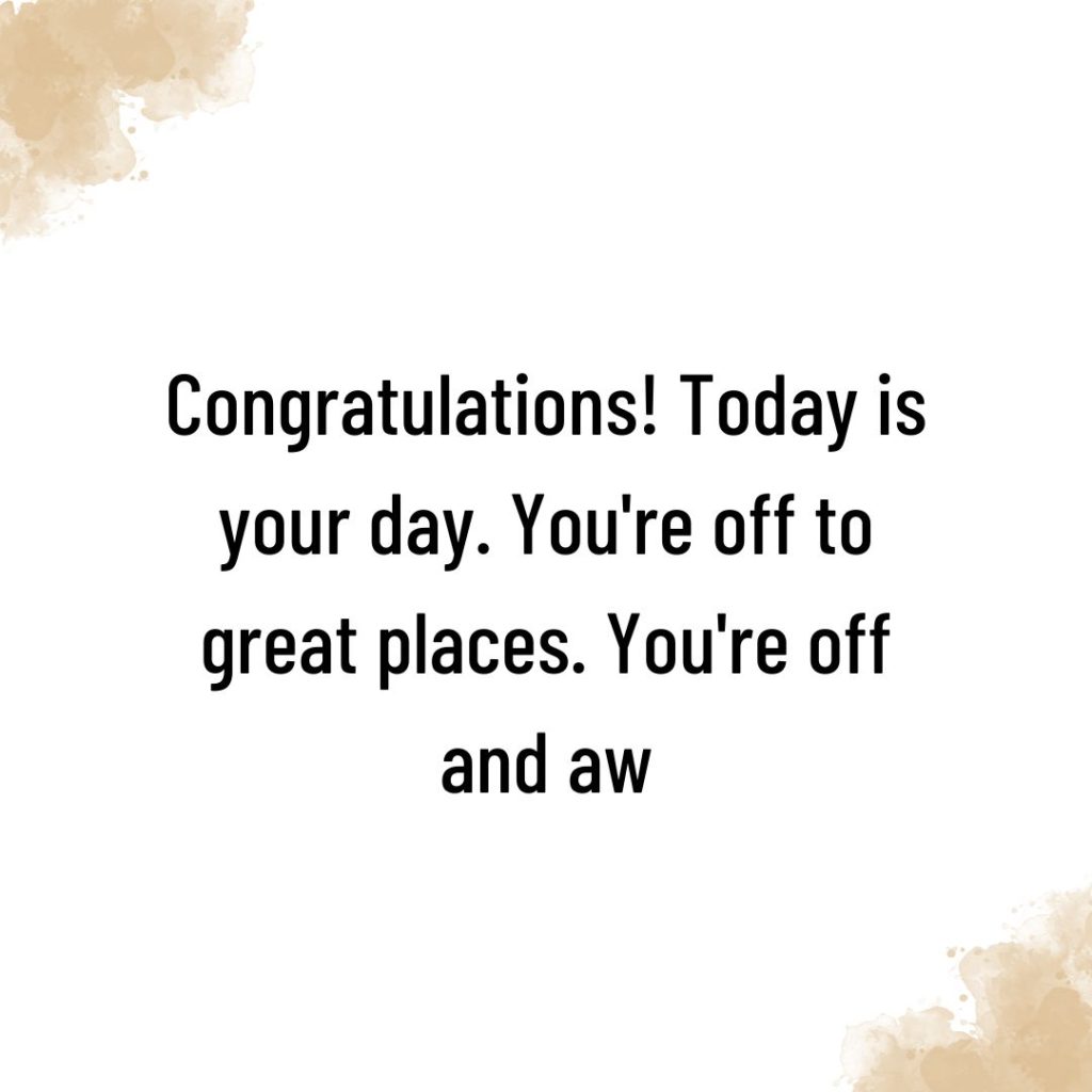 minimal design thank you quotes for a friend with water color brown splash