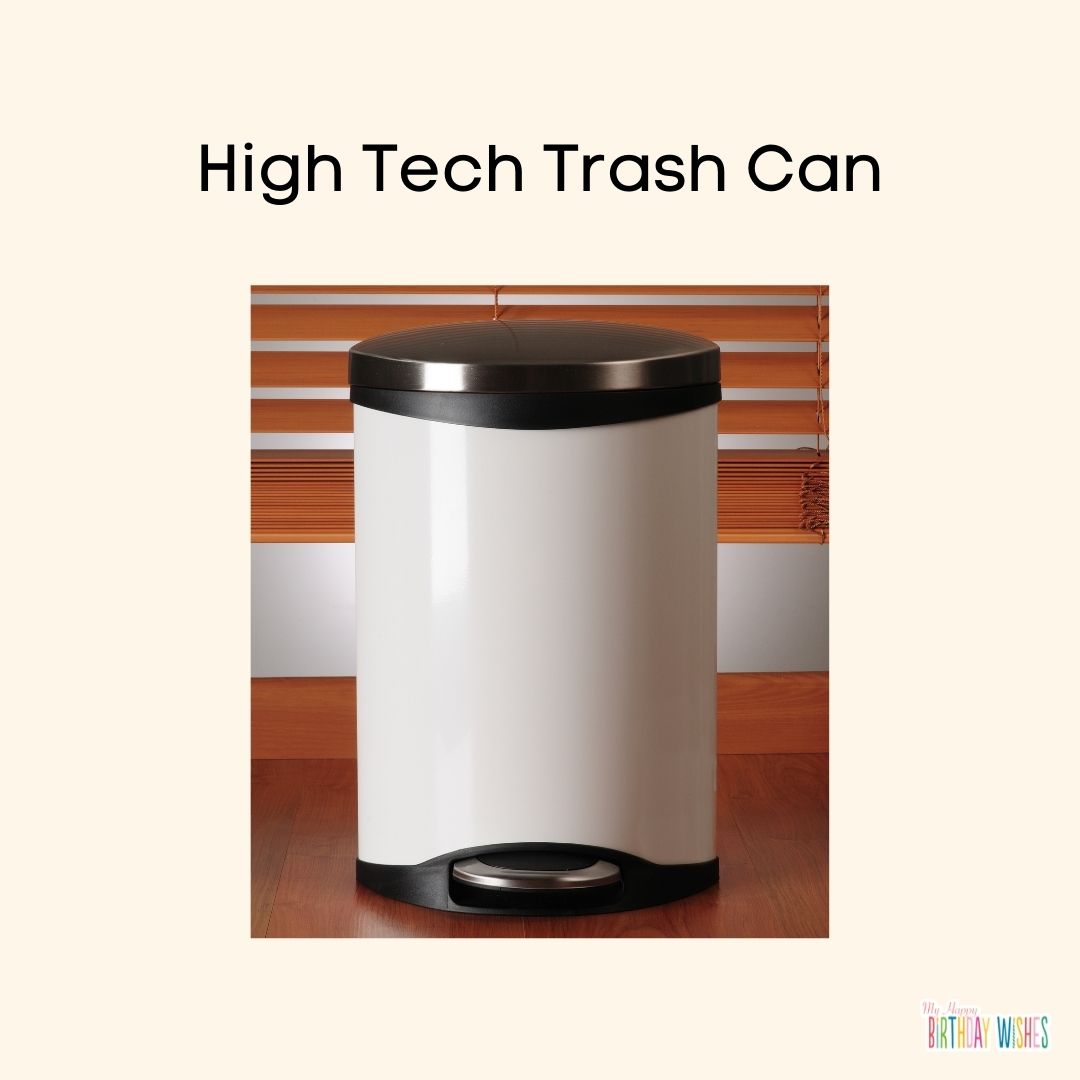 birthday gift high tech trash can for mom