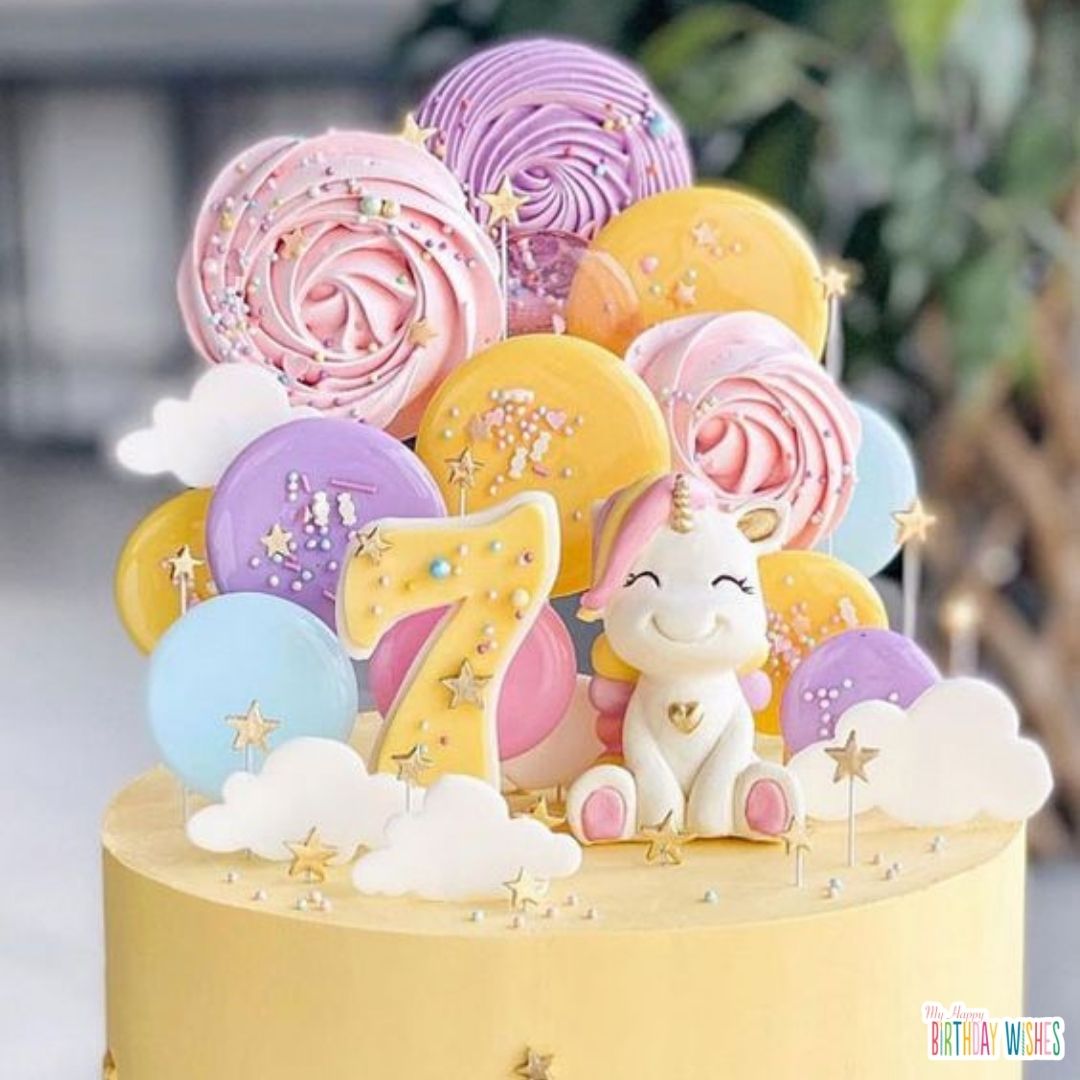 lollipops themed Birthday Cake