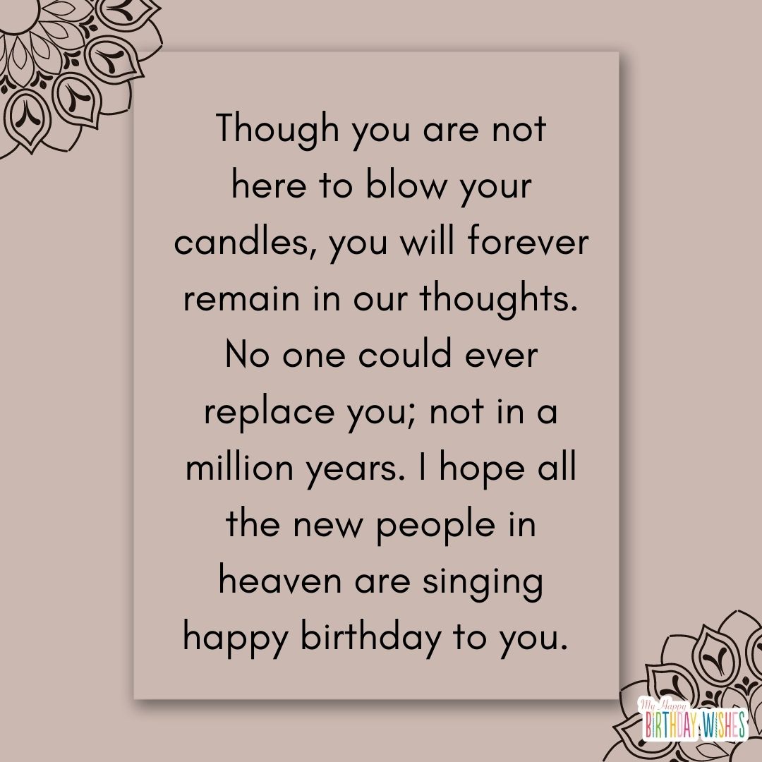 minimalist cream birthday greetings and wishes