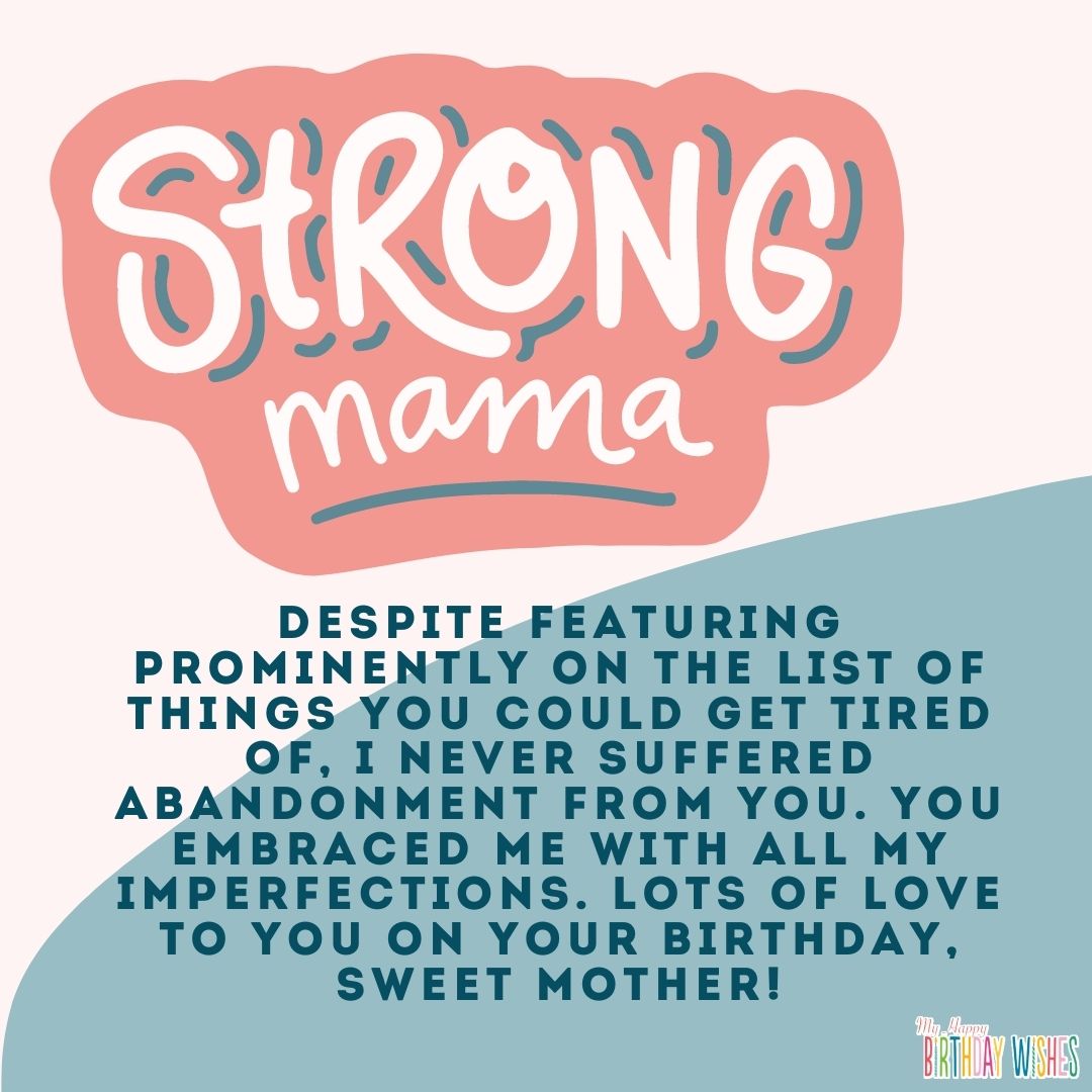 Strong mama
