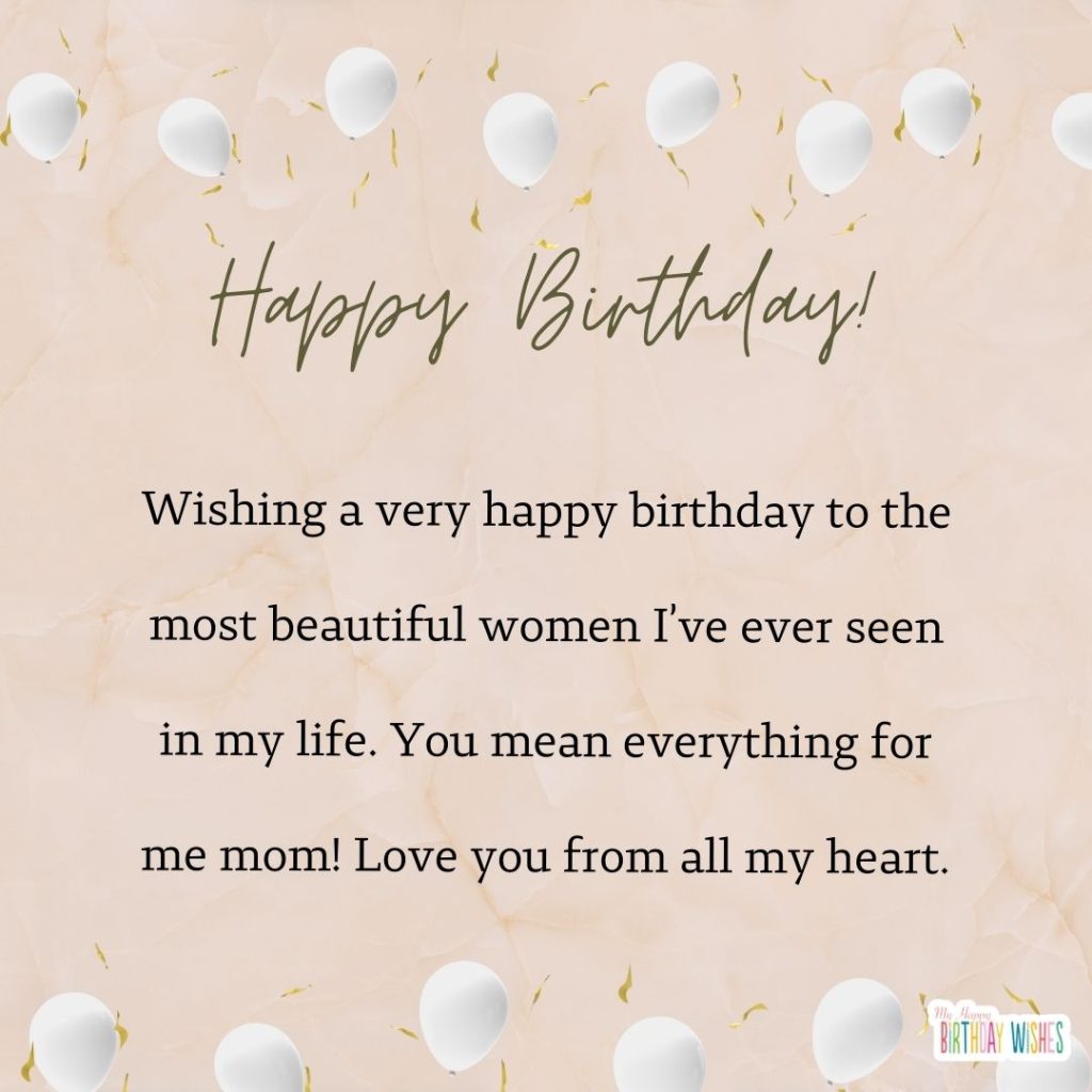 brown and balloons design birthday card