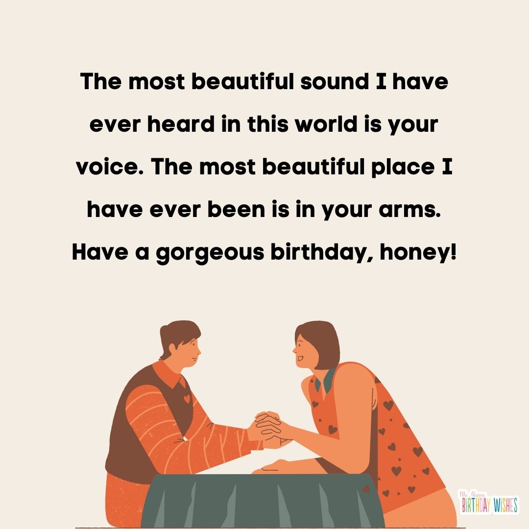 animated couples on a date birthday card greetings