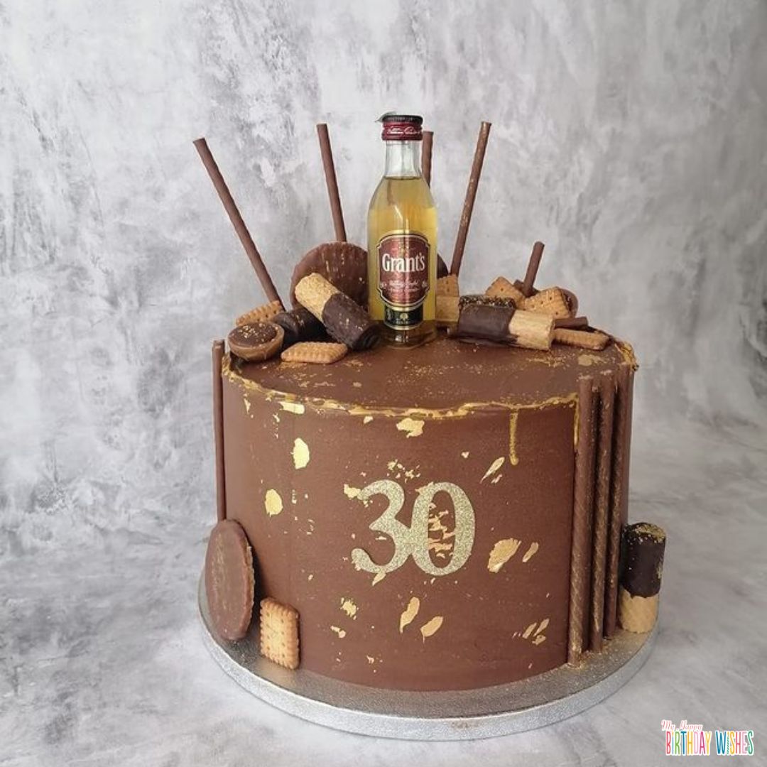 30th Chocolate Cake