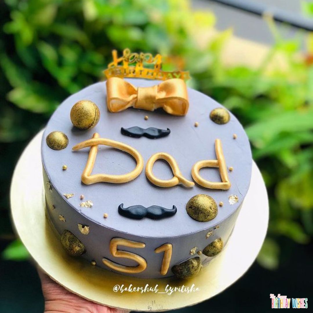 51st Birthday Cake to Dad