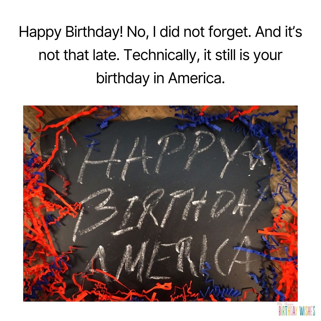 Happy birthday america on board