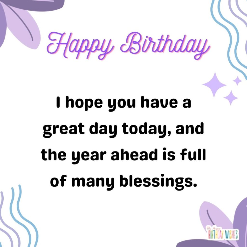 birthday card abstract design violet themed birthday card