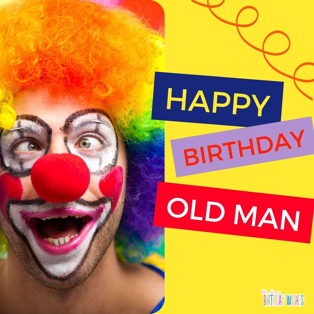 birthday meme with funny clown image