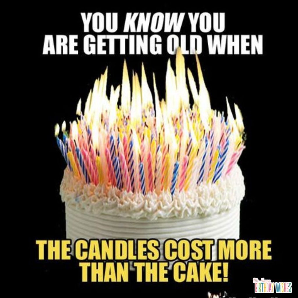 Candles Cost more than the Cake Image