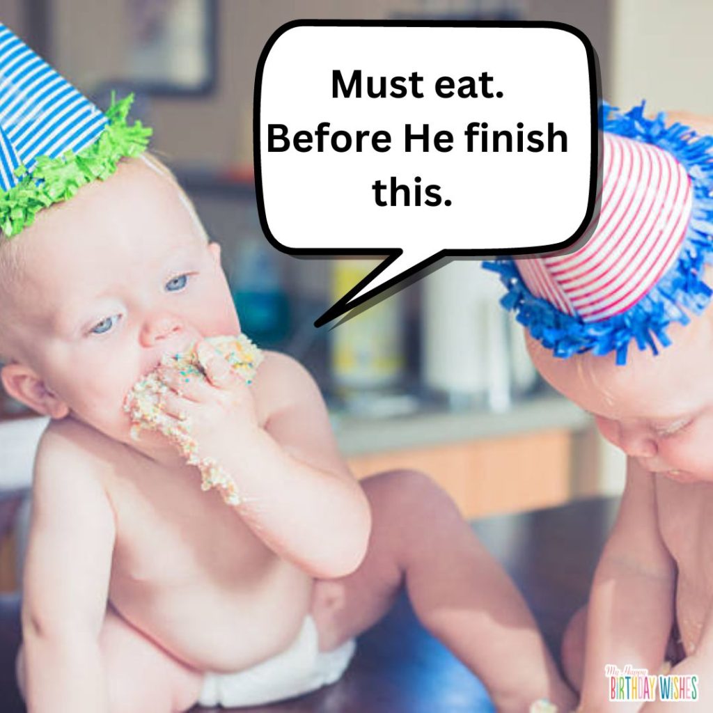 Eating Fast Baby Image