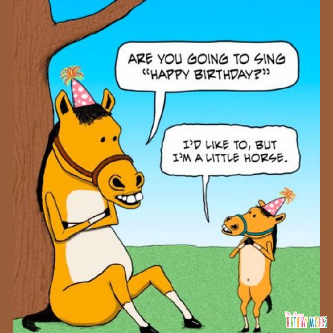 horse - funny birthday pictures