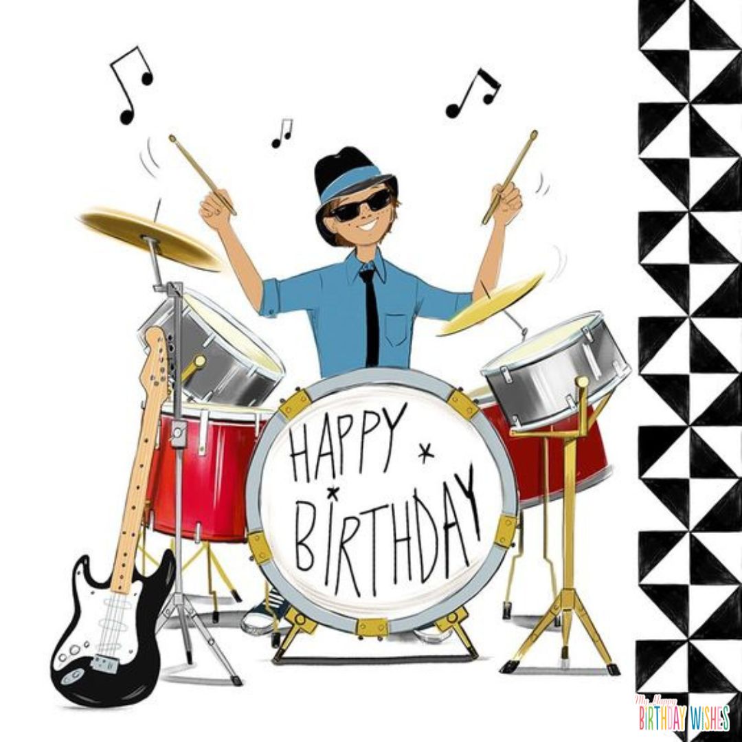 drummer - funny birthday pictures