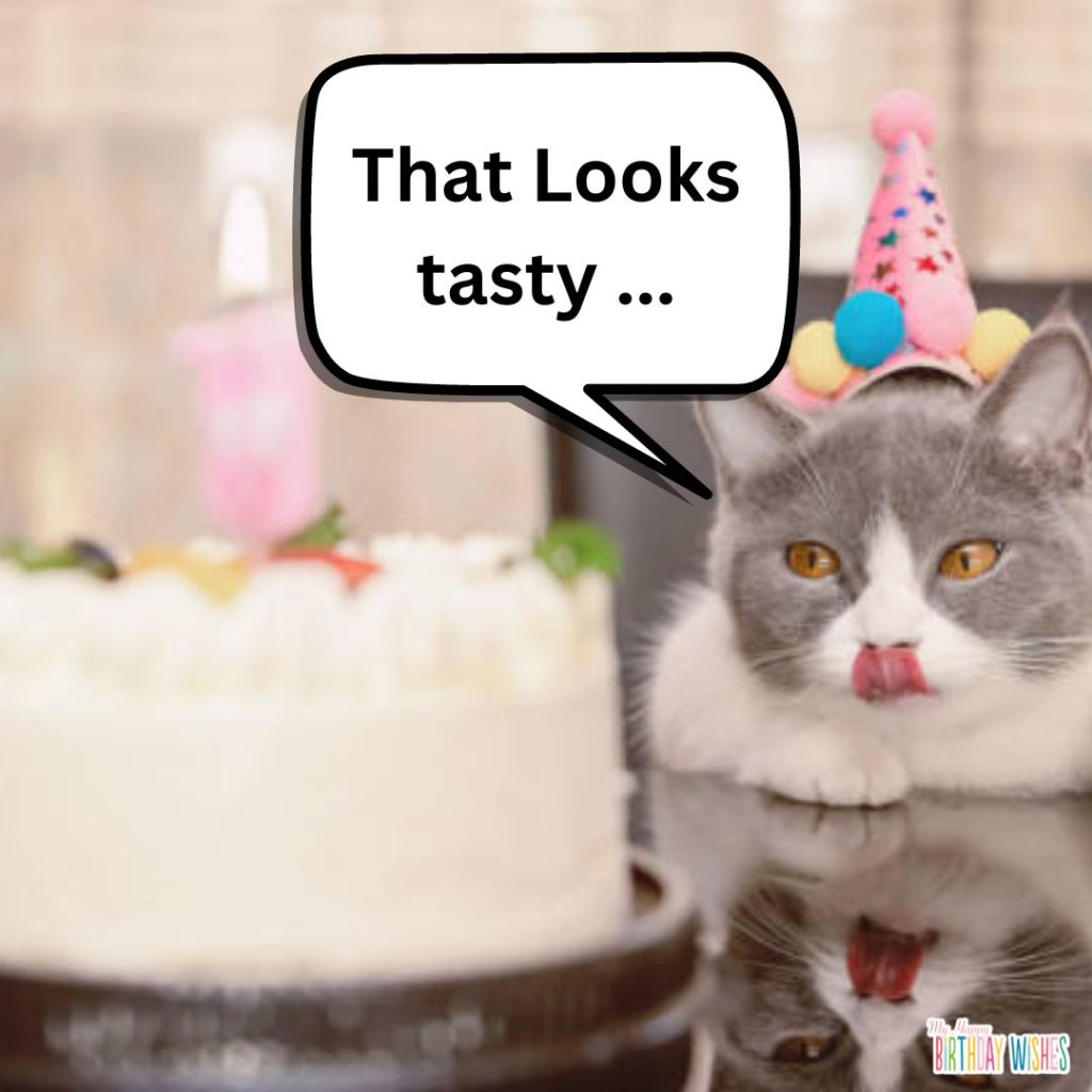 Tasty looking face on Birthday Cake