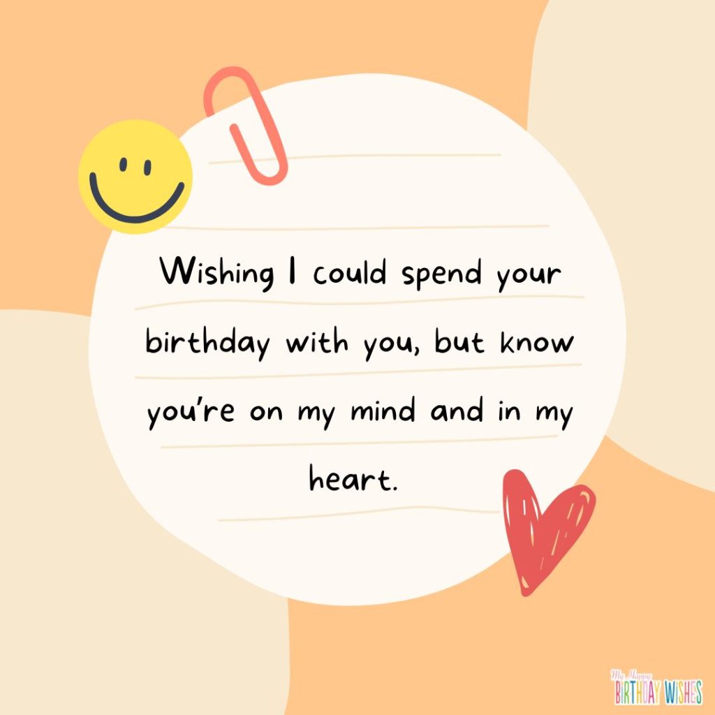 Cute clipped notes - unique birthday wishes