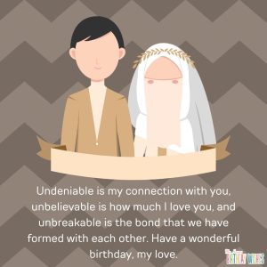 Two tone zigzag background with couple