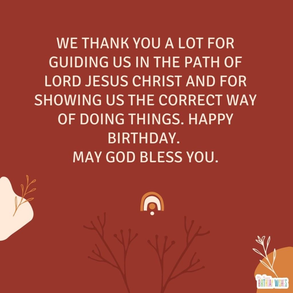 Copper background with cute designs  with happy birthday pastor